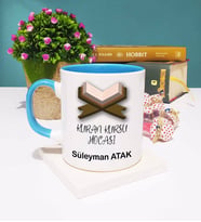 Kuran Kursu Hocası Kupa Bardak Mavi