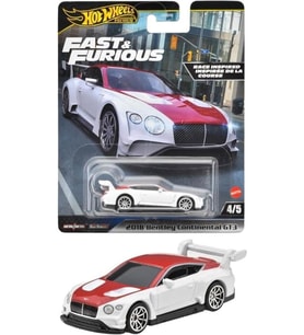 Hot Wheels Fast-Furious Premium Araba 2018 Bentley Continental Gt3 Hnw46-Hvr63 (Çok Renkli)