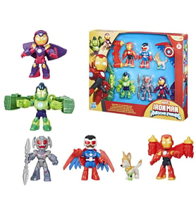G1255 IRON MAN AND HIS AWESOME FRIENDS ARMORED UP AVANGERS PACK