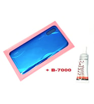 Tkgz Xiaomi Mi 9 LİTE Arka Kapak Batarya Pil Kapağı (CAM+B-7000) MAVİ
