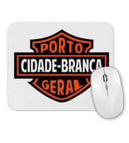 Cidade Branca Motorsiklet Mouse Pad