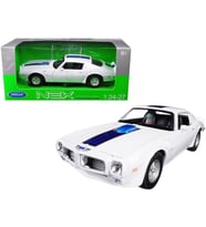 Welly 1972 Pontiac Firebird Trans AM Beyaz 1:24 Model Araba
