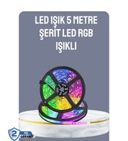 Kumandalı 5 Metre Şerit LED Dekoratif Aydınlatma
