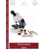 #Mikroskop 1200X Büyütme Profesyonel Bilimsel Eğitim Taşınabilir LED Aydınlatma Stem Mikroskop Seti