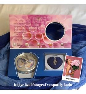 İstiridye İçinde Gerçek İnci Kolye KİŞİYE ÖZEL FOTOĞRAF