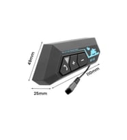 Intercom Bluetooth Kask Kulaklık Motosiklet Kulaklık 5.0 Bluetooth (Kırmızı)