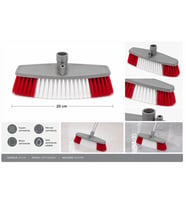 FLORA KİBAR JUMBO OTO FIRÇASI 20 CM (Karışık Renkli)