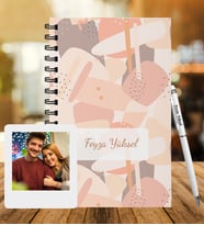 Kişiye Özel Ahşap Defter Kalem & Instagram Çerçeve Hediye Seti