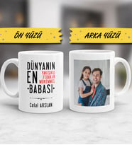 Baba Kupa Bardak Babaya Doğum Günü Hediyesi Babalar Günü Hediyesi