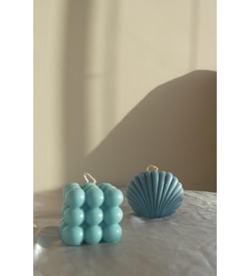 2li Bubble Ve Istiridye Set Kokulu Dekoratif Mum