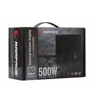 Rampage RMP-500-80P 500W 80 PLUS 12cm Fan Aktif PFC Power Supply