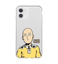 Iphone 11 Uyumlu One Punch Man Tasarımlı Şeffaf Telefon Kılıfı