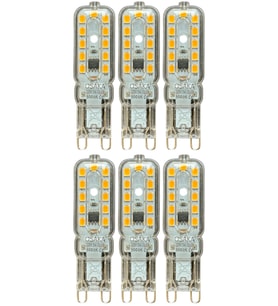 (6 Adet) Osaka 5W 3000K (Sarı Işık) G9 Duylu Led Kapsül Ampul