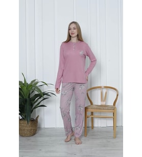 pilelistore Freshness 5960 Bayan Pijama Takımı (Pembe)