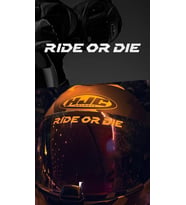 Ride or Die Yazı JDM Motosiklet Kask Etiket Sticker 11x1cm Beyaz Renk