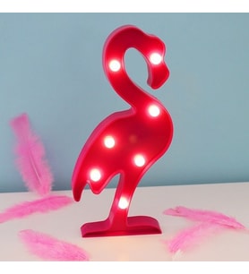 Led Işıklı Flamingo Gece Lambası