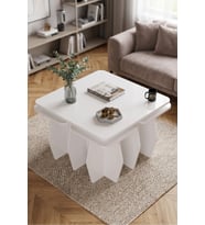 Orta Sehpa Ve Zigon Sehpa 5'li Set Modern Çok Amaçlı Salon Oturma Odası Yan Sehpa 9248 Atlantik Çam