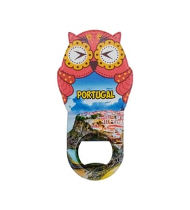 Portekiz Temalı Baykuş Magnet Kapak Açacak (Karışık)