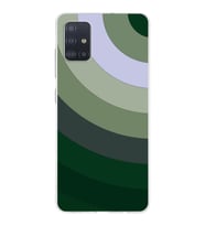 Samsung Galaxy A51  Kapak Renk Cümbüşü Tasarımlı Şeffaf Silikon Kılıf
