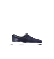 FAST STEP Hakiki Deri Erkek Casual Ayakkabı 711MA440-4041 (Lacivert)