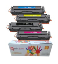HP 222A W2220A MUADİL TONER SET ÇİPLİ LaserJet 3201 LaserJet 3204 LaserJet 3288 LaserJet 3303 (Siyah)