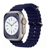 Apple Watch Ultra 49MM Uyumlu Ocean Kordon Silikon Kayış