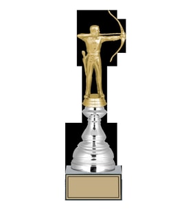 ODAK KUPA - Figürlü Kupalar - Okçu Figürlü Kupalar FG-024 B - 31 cm