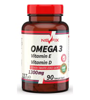 Nevfix Omega 3 Balık Yağı 1300 Mg 90 Yumuşak Kapsül