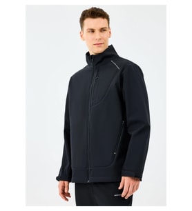 Skechers M Softshell Basic Jacket S2520132-3817 Erkek Mont (Siyah)