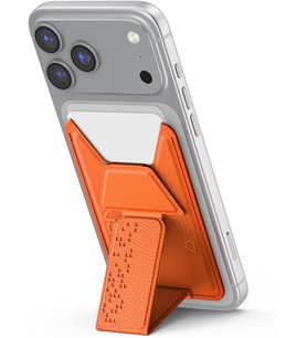 Kado Haxa Serisi Standlı Deri Görünümlü Manyetik Kartlık (Orange)