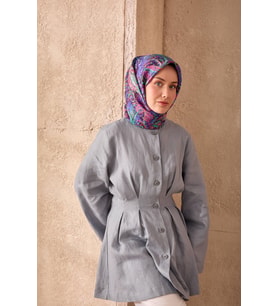 Silk Home Twill İpek Kadın Eşarp 11473-16 (Koyu Mor)