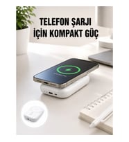 Mey İthalat® 22.5W Süper Hızlı Şarjlı Çok Fonksiyonlu 10000 mAh Powerbank Yeni Nesil
