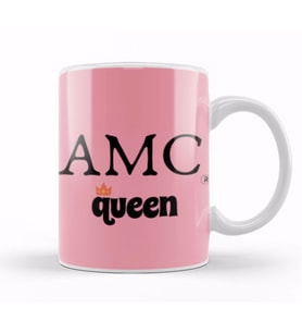 Amc Stock TO THE MOON Queens Kupa Bardak Porselen