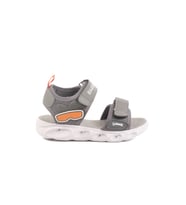 Ayakmod Mavi Cırtlı Işıklı Erkek Çocuk Spor Sandalet 018127 P (Füme)