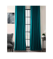 Evdepo Home Hazır Karartma Blackout Pilesiz Fon Perde Petrol 50 x 250
