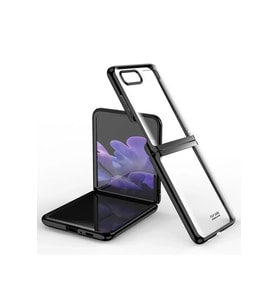 Newface Samsung Galaxy Z Flip 4 Kılıf Fold Element Kapak - Siyah