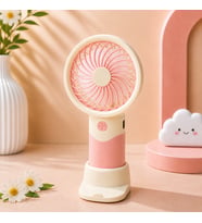 Sevimli Masaüstü Mini Fan USB Şarjlı Taşınabilir Sessiz Kawaii Tasarım El Fanı