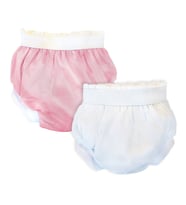 Sema Bebe Sema Baby 2'li Lüks Alıştırma Külodu 10-15 kg - Beyaz/Pembe