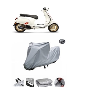 Vespa LX 125 3V i.e  Su Geçirmez Motosiklet Brandası ARKA ÇANTA UYUMLU