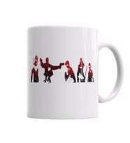 Bat Family Kupa Bardak Porselen