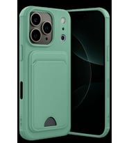 iPhone 17 Pro Max Kelvin Kartvizitli Silikon - Açık Yeşil