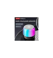 K3 Plus Bluetooth Hoparlör RGB Renkli Işıklı Taşınabilir Kablosuz Hoparlör BT 5.2 (Kırmızı)
