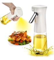 Pişirme için Zeytinyağı Püskürtücü, 240ml Zeytinyağı Sprey Şişesi, Cam Zeytinyağı Püskürtücü Mister, Hava Fritözü için Yağ Püskürtücü, Barbekü, Salata, Pişirme, Izgara Mutfak Aletleri