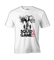 Squid Game - Red Light Beyaz Erkek Tshirt