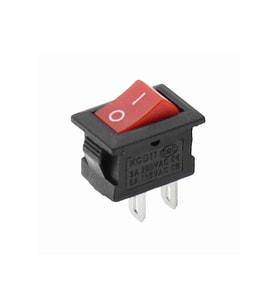 2 Pin Kırmızı Anahtar Switch Mini Buton KCD1 Plastik Açma Kapama ON/OFF 5A 220V 10A 125V Latch Kili