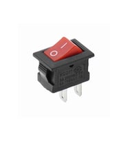 2 Pin Kırmızı Anahtar Switch Mini Buton KCD1 Plastik Açma Kapama ON/OFF 5A 220V 10A 125V Latch Kili