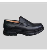 BEREN FOOTWEAR 320 ERKEK HAKİKİ DERİ PÜSKÜLLÜ LOAFER AYAKKABI SİYAH
