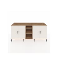 Kronos Konsol 4 Raflı 4 Kapaklı 220x59x99 Çam-Aytaşı/Çam