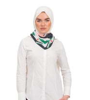 Suriye Bayrak Çerçeveli Suriyenin şarkıcı sarut Resmi Baskılı 45*45 cm S100027