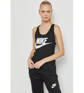 Nike Sportwear Essential Tank Top Siyah Kadın Atlet